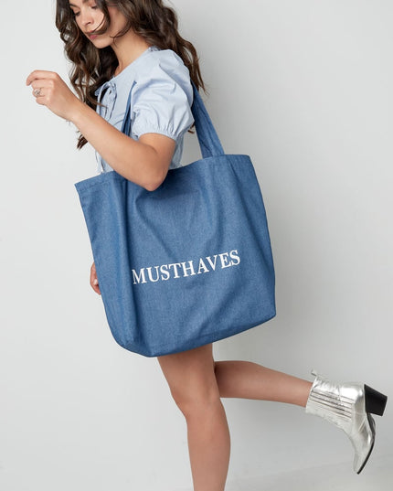 Denim shopper must-haves - blue