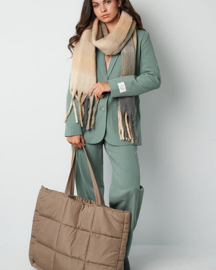 All day shopper bag - camel