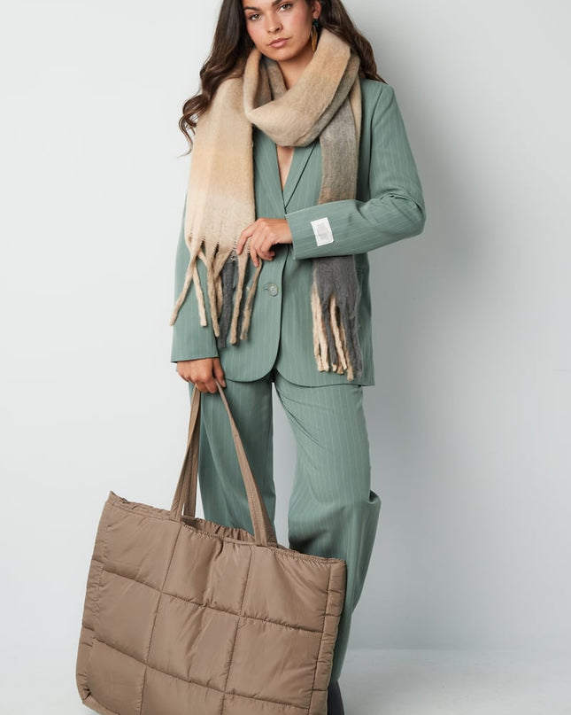 All day shopper bag - camel