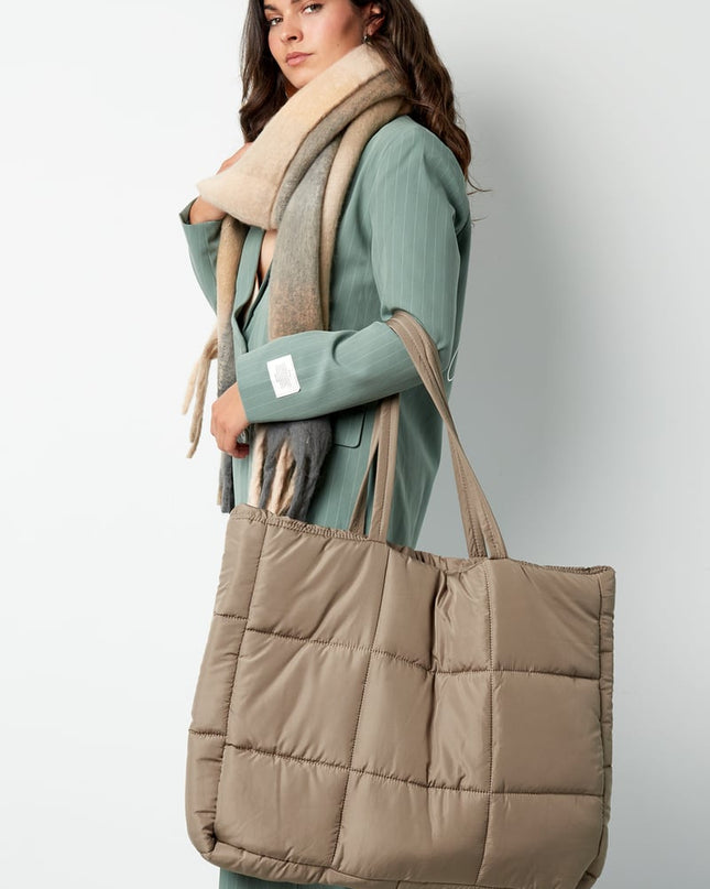 All day shopper bag - camel