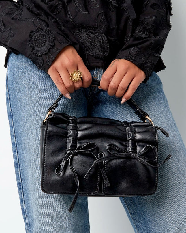 Dubbele strik charme tas