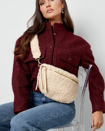 Basic teddy bag - Off white