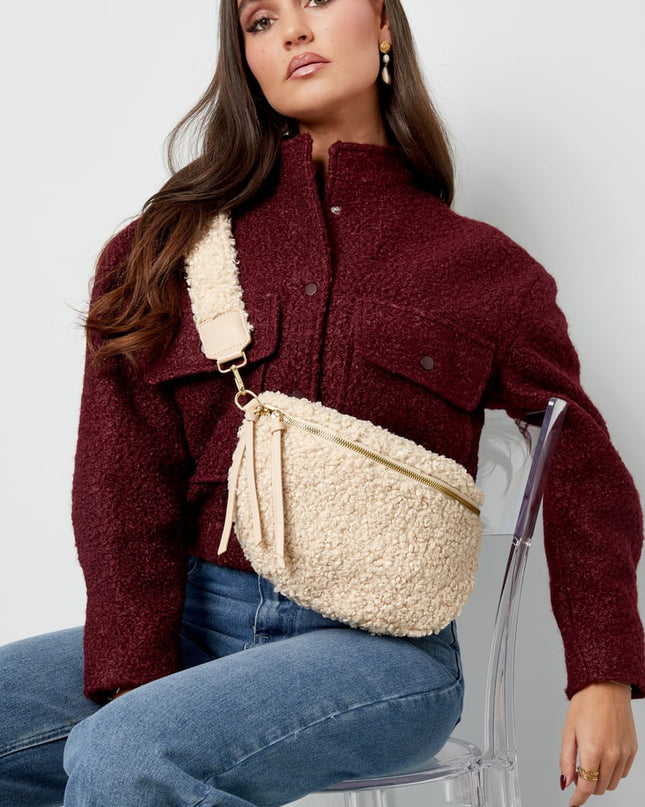 Basic teddy bag - Off white