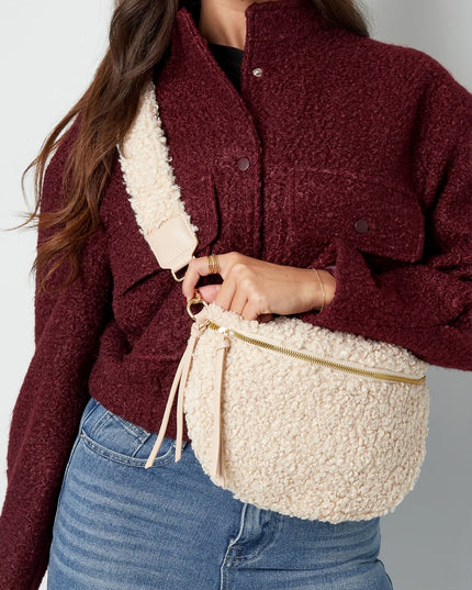 Basic teddy bag - Off white