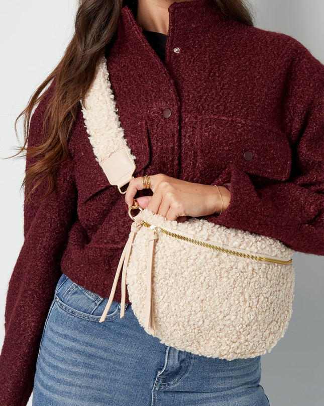 Basic teddy bag - Off white