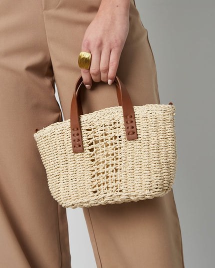 Basic shoulder bag - Beige