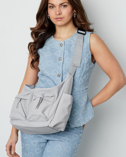 Crossbody tas met vakjes