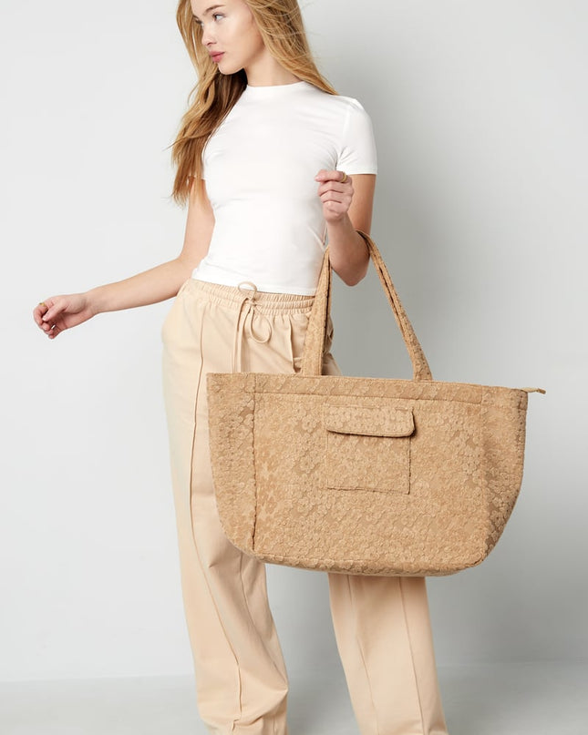 Grote flower girl tas