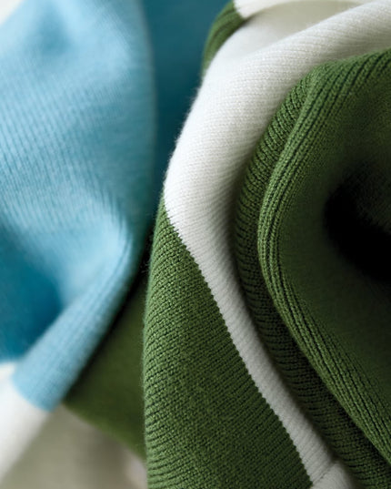 Gebreide truien Strepen Casual Herfst/Winter