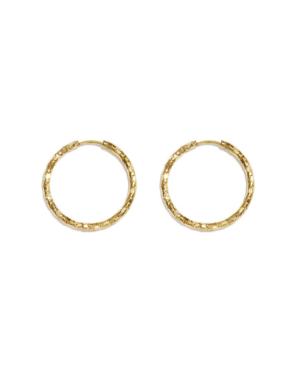 Oorbellen van roestvrij staal, Circle Simple, Simple Series, damessieraden