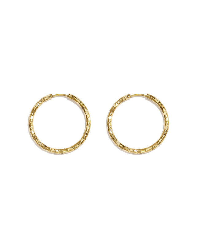 Oorbellen van roestvrij staal, Circle Simple, Simple Series, damessieraden