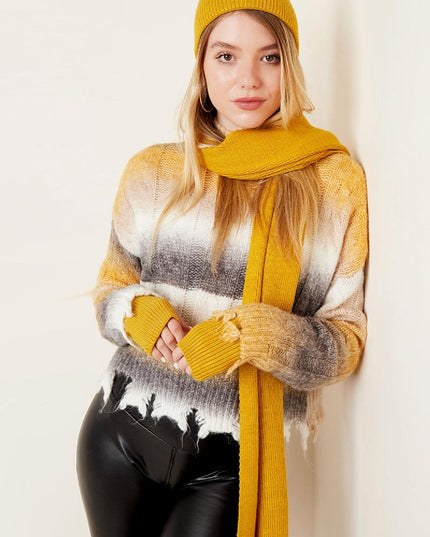 Sjaal basic Grijs Acryl