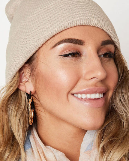 Beanie Rainbow Colors Lichtroze Acryl