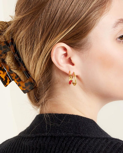 Hair clip pattern Beige Sheet Material