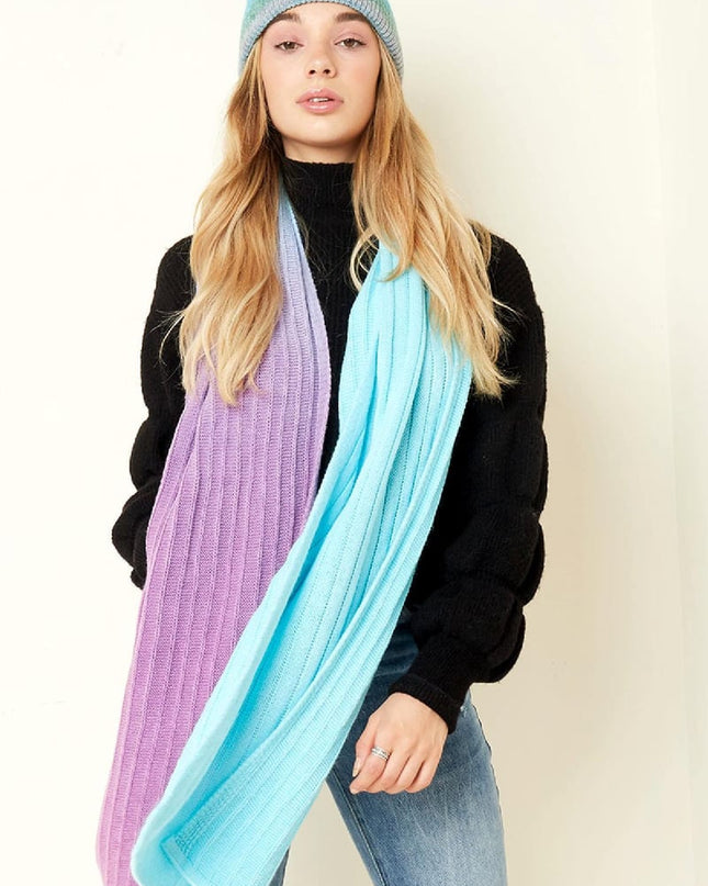 Tie dye sjaal Groen Acryl