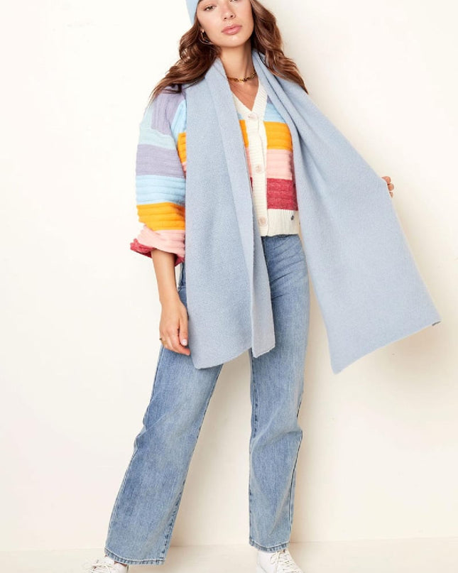 Zachte wintersjaal effen oranje Polyester