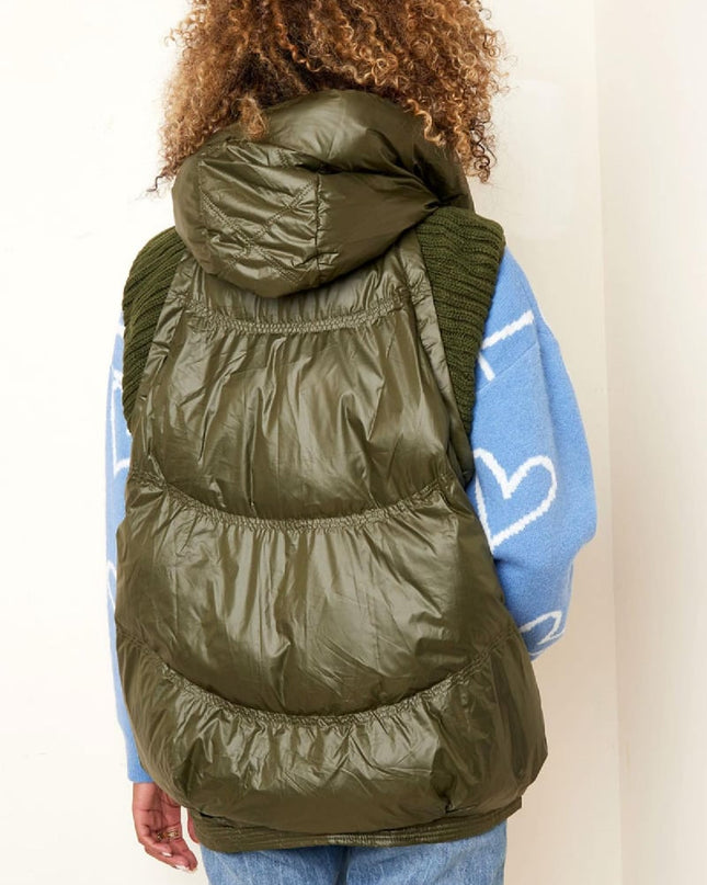 Body warmer autumn Olive M