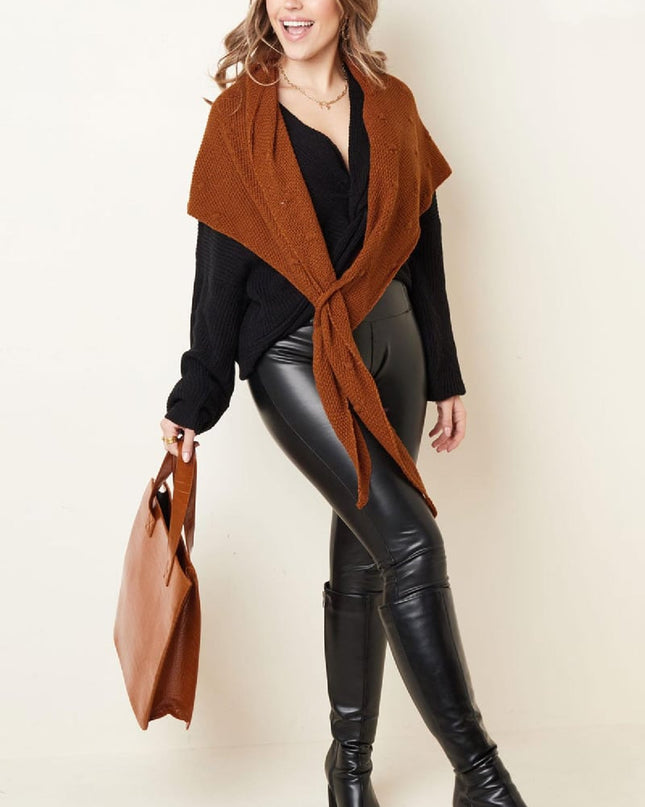 Omslasgdoek bolletjes patroon Lavendel Acryl