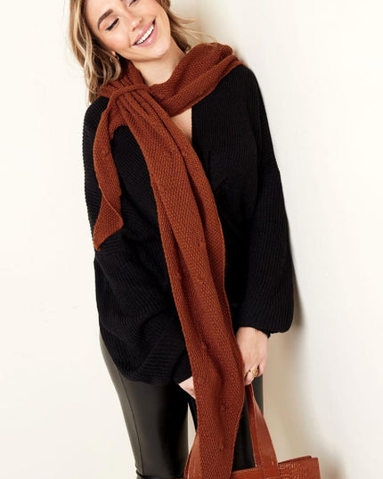 Omslasgdoek bolletjes patroon Lavendel Acryl