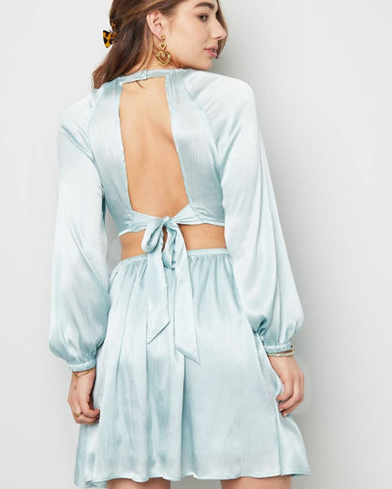 Dress with open back Rose M