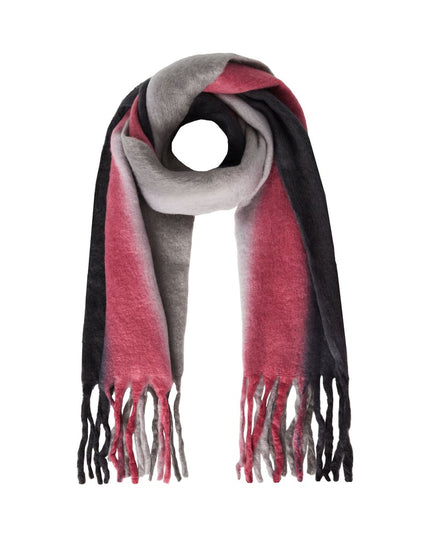 Wintersjaal ombre kleuren grijs