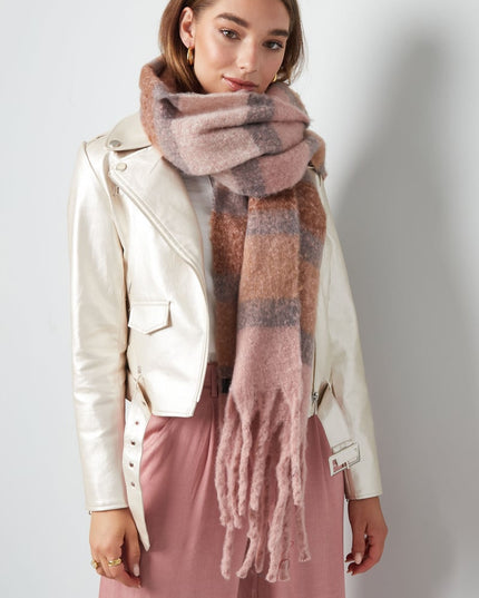 Sjaal met strepen multi - groen