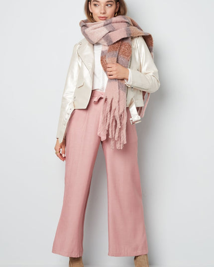 Sjaal met strepen multi - groen