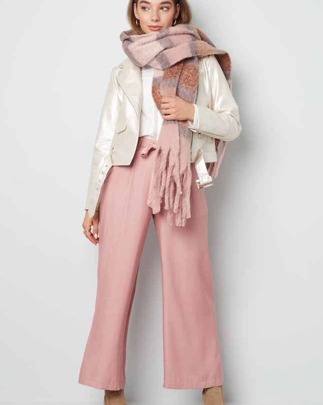 Sjaal met strepen multi - groen