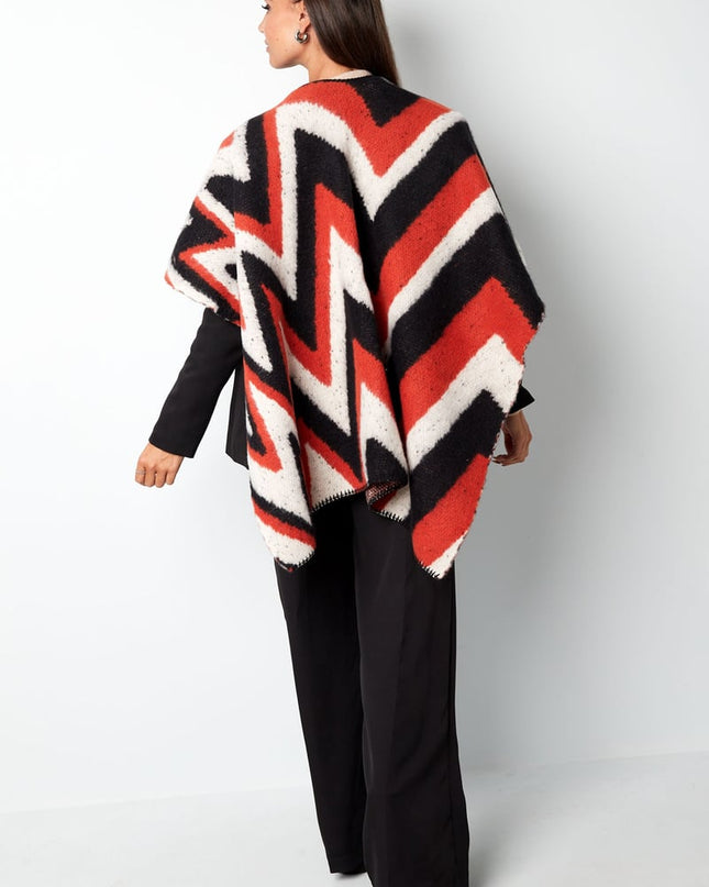 Omslagdoek organische print