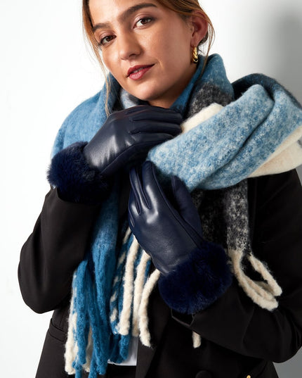 Gloves fluf - purple