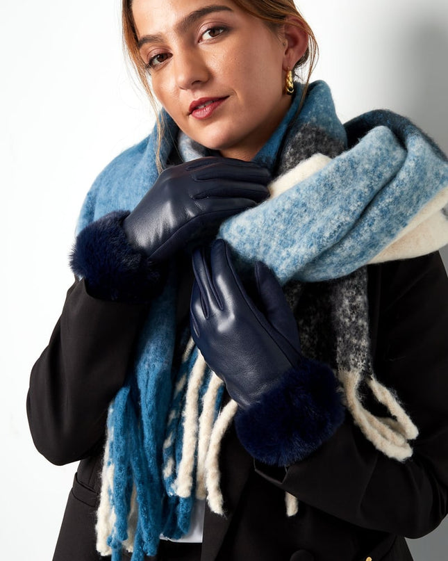 Gloves fluf - purple