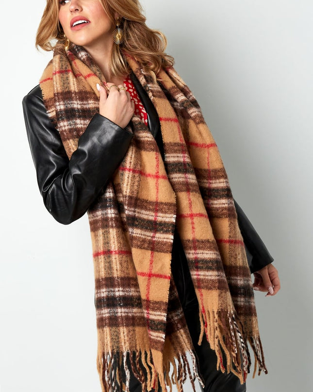 Sjaal kleurrijke ruit