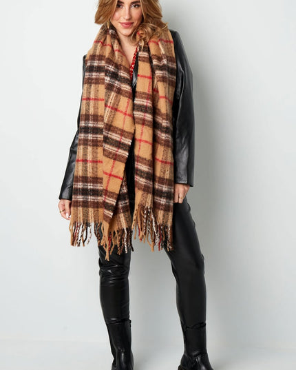 Sjaal kleurrijke ruit