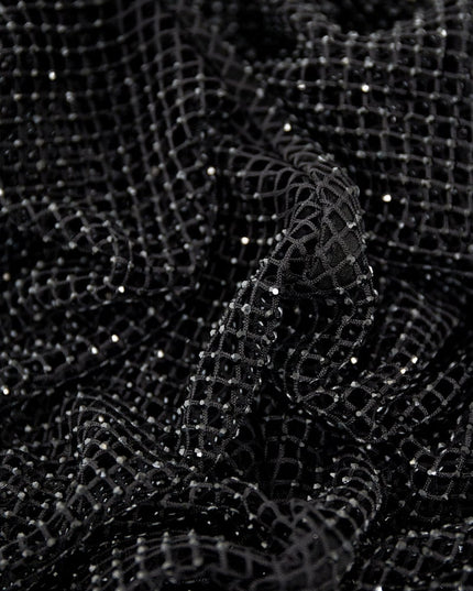 Long sparkly dress - black - S