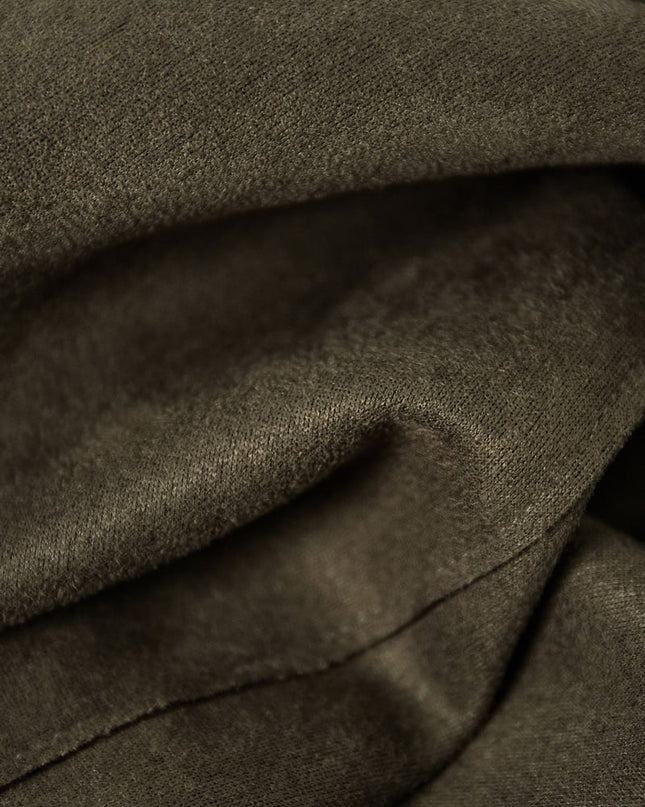 Classic trench coat suede - green S