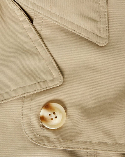 Long basic trench coat - beige S