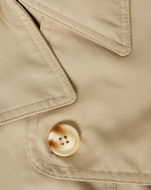 Long basic trench coat - beige S