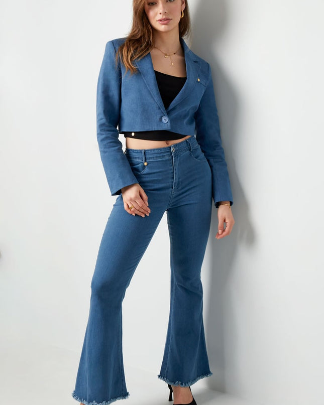 Flared jeans - blue