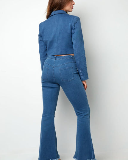 Flared jeans - blue