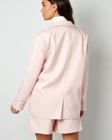 Two-button blazer - pink 