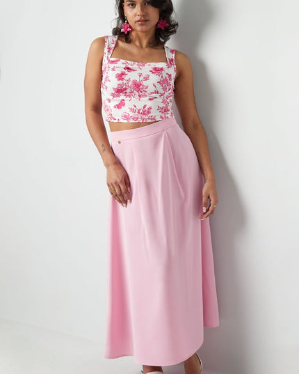 Flower butterfly top - blue 