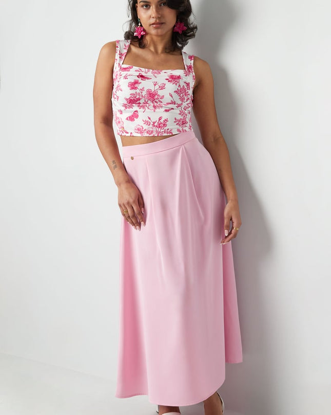 Flower butterfly top - blue 