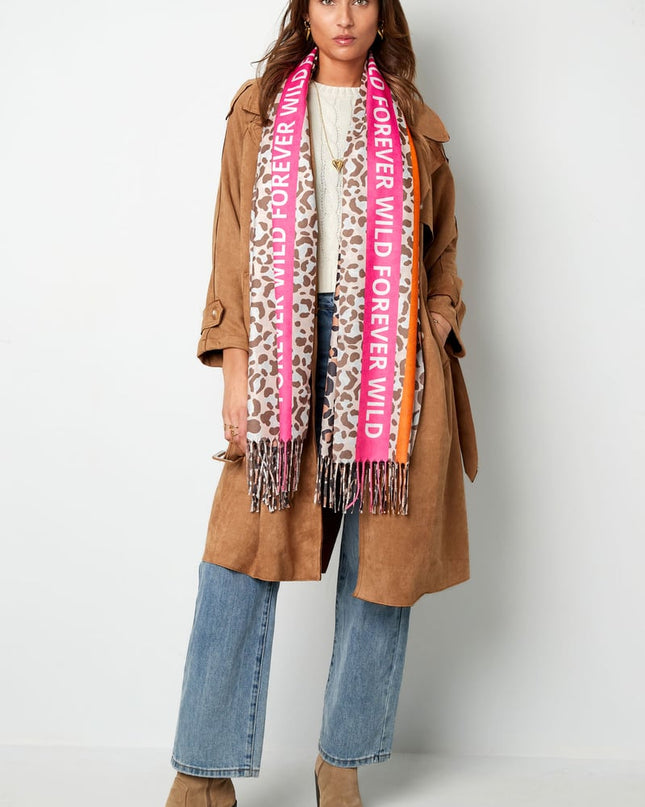 Forever wild sjaal - orjane /