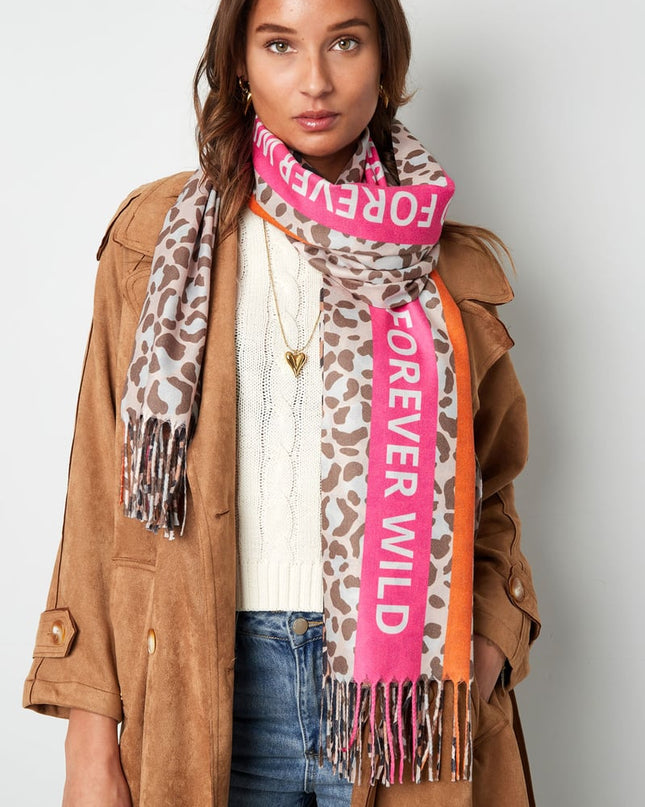 Forever wild sjaal - orjane /