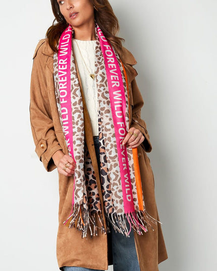 Forever wild sjaal - orjane /