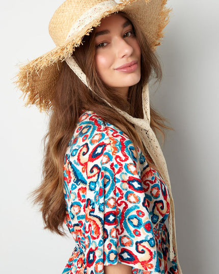 Beach vibe hat - off white