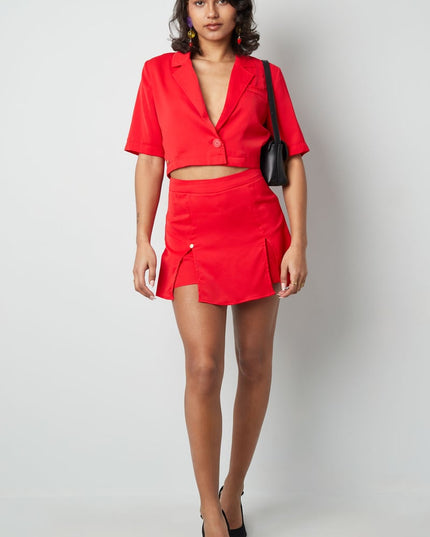 Pastel basic mini skort