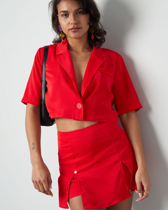 Pastel basic mini skort