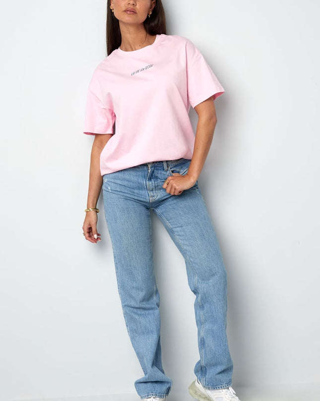 T-shirt la vie en rose - dark gray