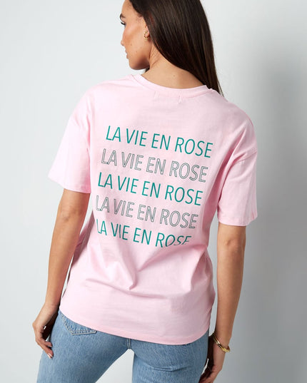 T-shirt la vie en rose - dark gray